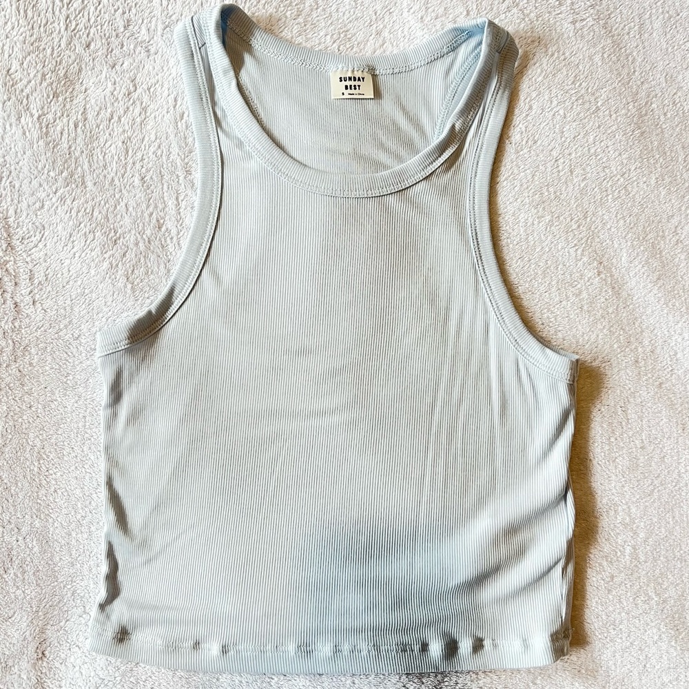 Sunday Best High Neck Tank S